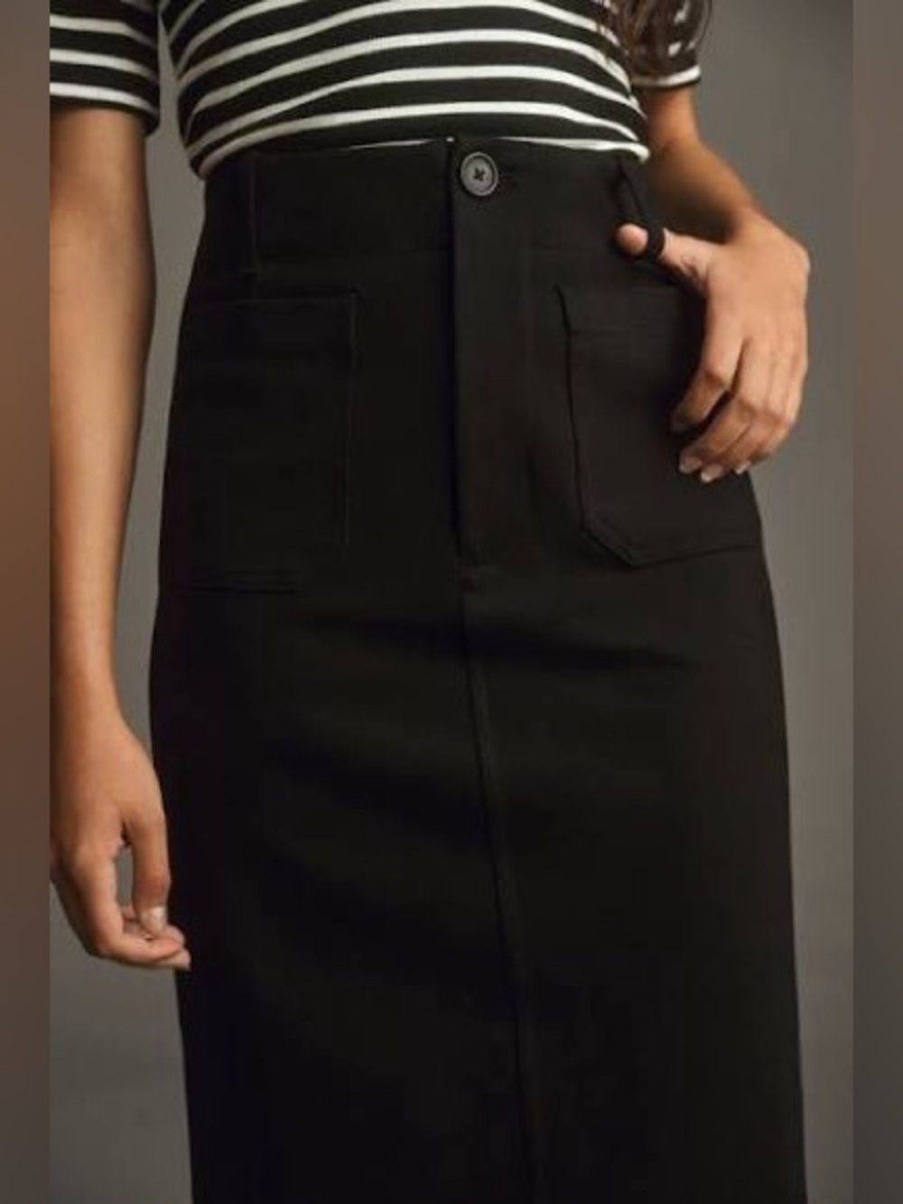 NWT | Maeve by Anthropologie - Collette Skirt - High Rise Green Pencil Skirt